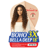 X-Pression Twisted Up Pre-Looped Crochet Braids - BOHO BELLA DEEP 18" 3X - By Outre